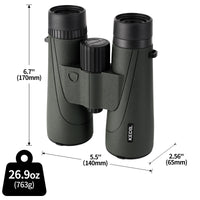 12x50 ED Binoculars for Adults-Professional HD Optical IPX7 Waterproof High Power BAK4 Prism Telescope for Bird Watching Travel