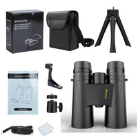 12×42 Adult Binoculars with High Power for Bird Watching, Stargazing, Camping, Hiking, Wildlife Travel, with Phone Hold